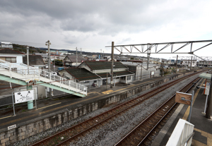 現在の湯江駅。繁子さんは東京から引き揚げて来て、ここに降り立った＝諫早市高来町